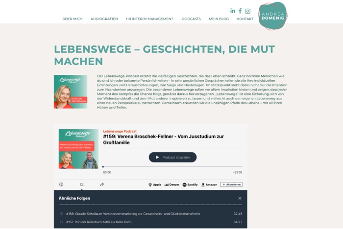 Podcast Lebenswege