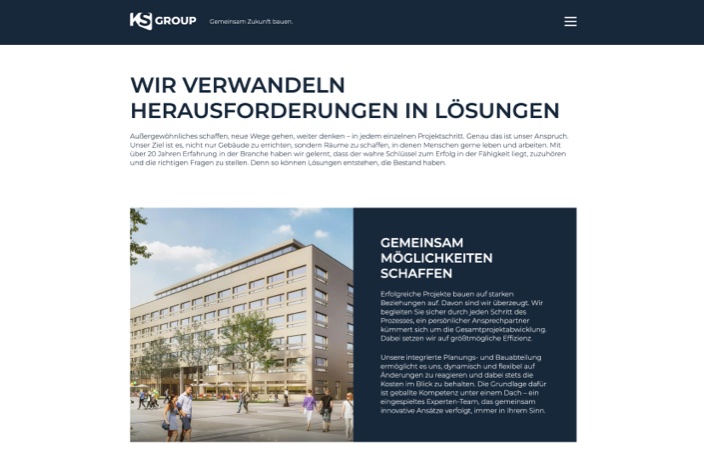 Über uns Seite