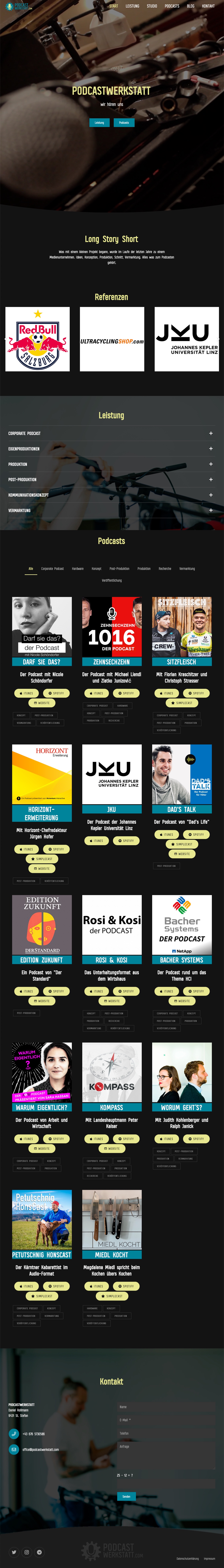 Podcastwerkstatt OnePager