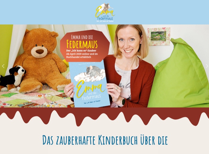 Website Referenz Emma und die Federmaus