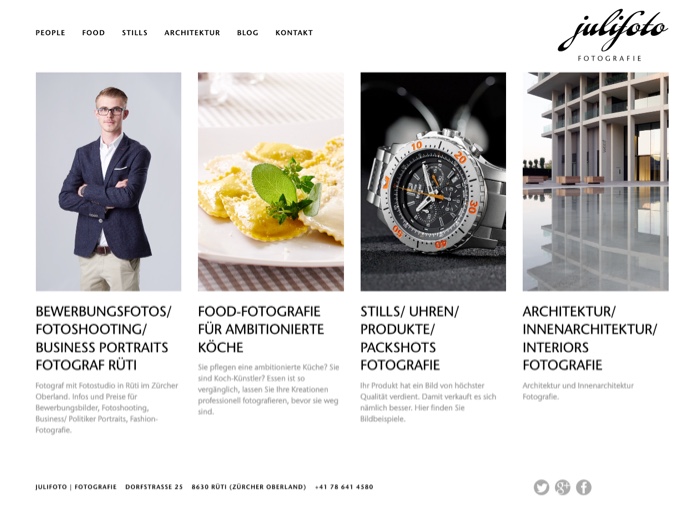 Website Referenz Julifoto