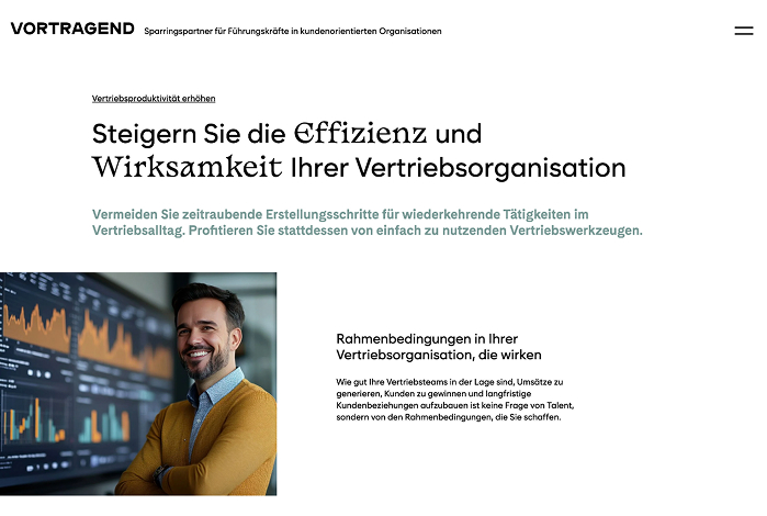 Angebot Vertriebsproduktivität