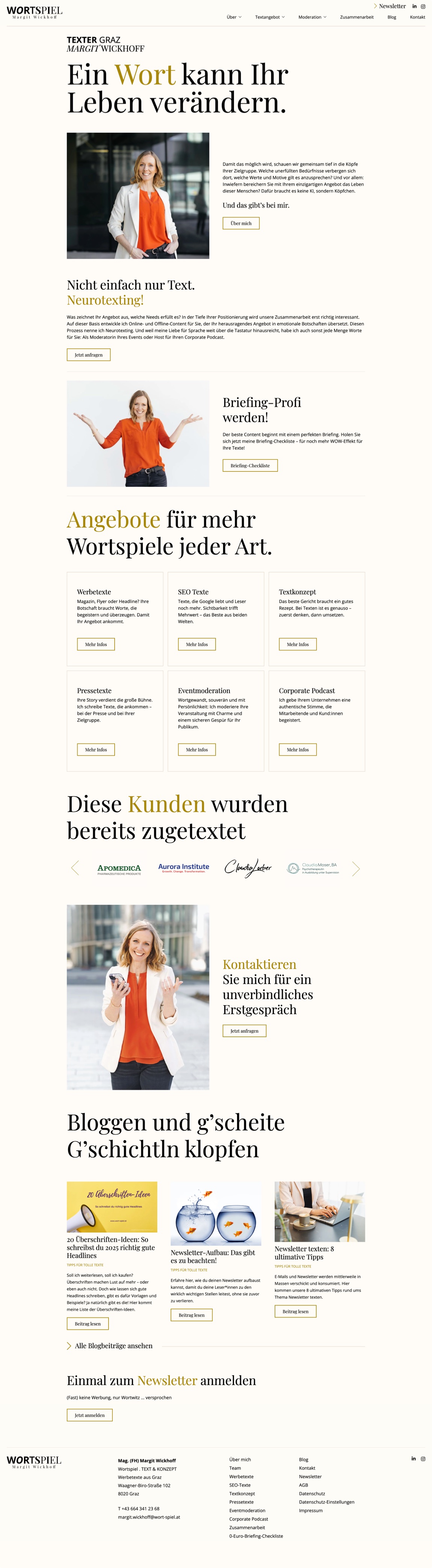 Wortspiel Startseite