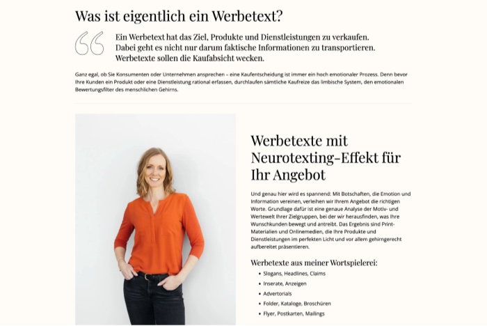 Werbetexte